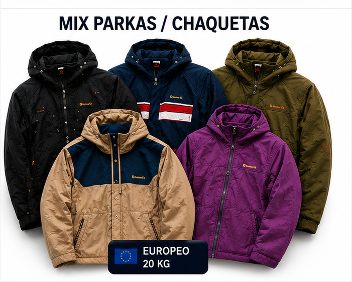 Mix parkas y chaquetas europeas